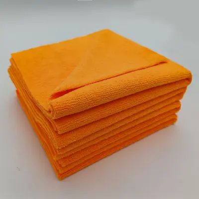 300 GSM Microfiber Car Drying and Polishing Towel, Heat-Cut Edge - 11