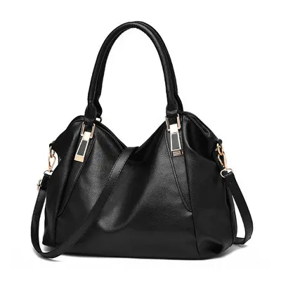 Große Damenhandtasche aus Weichleder, schlicht und elegant - 9