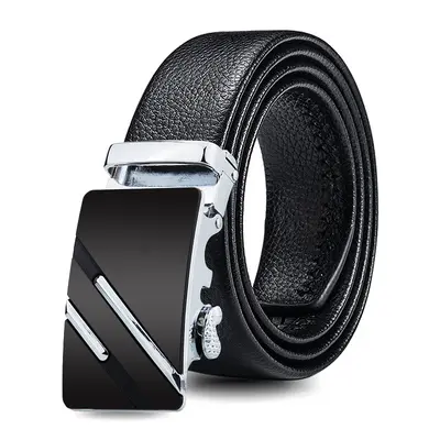Yeni erkek otomatik tokalı hediye kemeri, kenar PVC aşınmaya dayanıklı ve çizilmeye dayanıklı erkek pantolon kemeri, toptan stokta büyük miktarda
