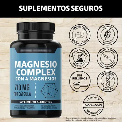 TK Magnesium-Komplex-Kapseln mit Citrat und Glycinat, 60 Kapseln