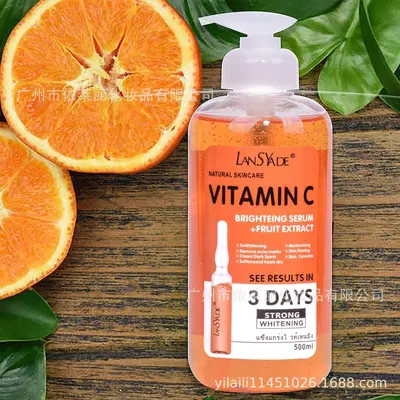 Cross-border AHA original solution vitamin C ampoule essence fruit acid moisturizing repair brightening skin lightening serum 500ml - 8