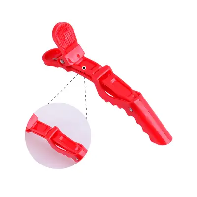 Crocodile clips hair clips with logo customizable hair styling clips hairdressing hair tools section dividing clips cross-border - 10