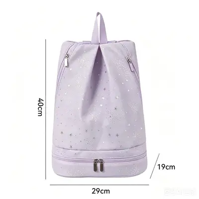 Portable Swimming Bag Dry and Wet Separation Sports Fitness Men's Swimsuit Storage Bag Waterproof Bag Women's Beach Backpack - 12