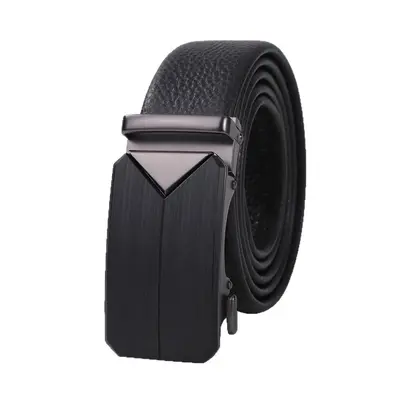 Çapraz Sınır Deri Kemer Erkek Gerçek Deri Kemer Çinko Alaşımlı Otomatik Toka Bel Kemeri Moda Kemeri Erkek Yüksek Kalite Hissi - 6