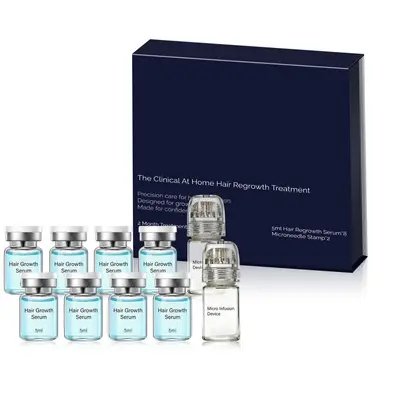 Infusion Hair Regrowth Kit, Yoğun Saç Büyütücü Mikro İğneli Serum Seti - 6