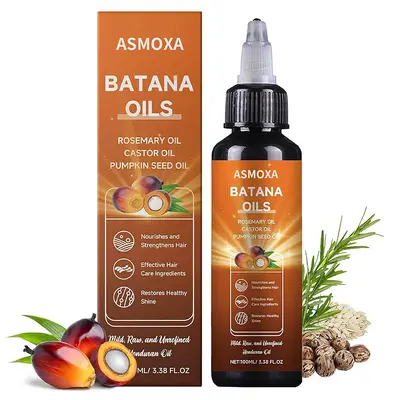 跨境专供Rosemary Batana Hair Oil 4合1迷迭香油蓖麻油护发精油 - 6