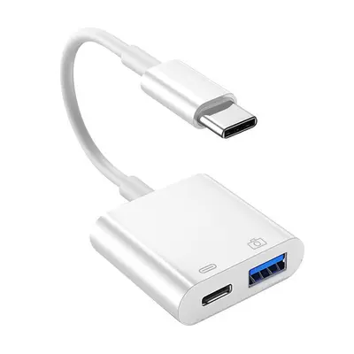 Huawei cep telefonu için uygun OTG adaptörü USB3.0+TypeC - Type-C ikisi bir arada çok fonksiyonlu adaptör kablosu