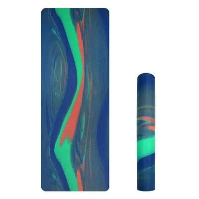 5 mm Doğal Kauçuk Yoga Matı Geniş 80 cm Kaymaz - 7