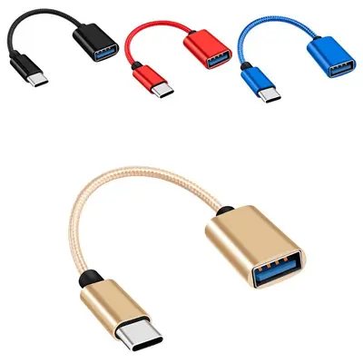 OTG Cable TYPE-C - 2.0A Female Adapter Cable OTG Adapter Data Cable Mobile Phone Fast Charging Car Reader U Disk