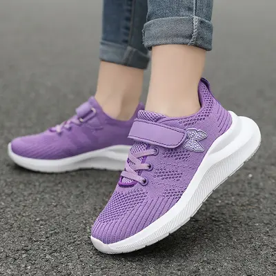Kinder-Strick-Sportschuhe, leicht und atmungsaktiv