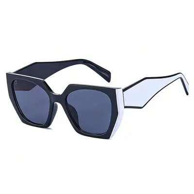 Damen-Sonnenbrille 2026 im Cat-Eye-Stil, Vollrand, breite Bügel - 13