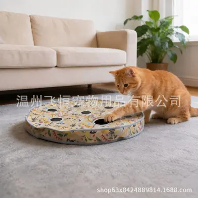 Electric Ball Cat Toy for Self-Play Boredom Relief, Rechargeable Interactive Pet Cat Teasing and Hunting Cover
