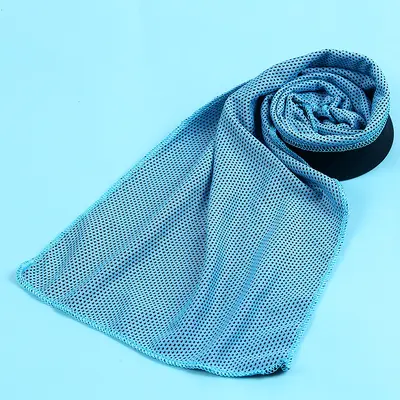 Cooling towel, outdoor cooling sports towel, transport labor sweat-wiping quick-drying polyester cold towel wholesale - 7