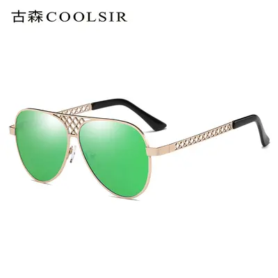 Men's Polarized Sunglasses, Toad Mirror Model 6028, Driving - 11