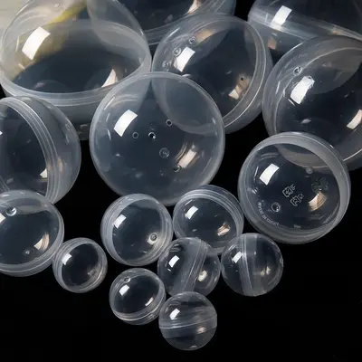 Transparent Gacha Capsule Shell for Capsule Toy Machines