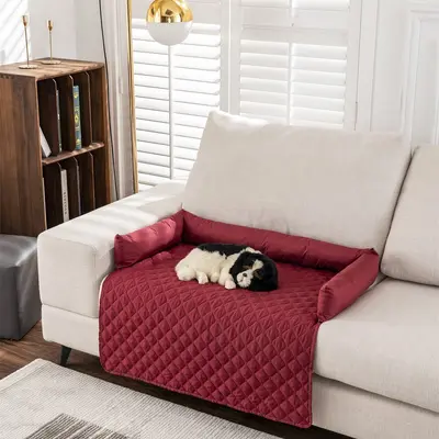 Ultrasonic Cotton Dog and Cat Bed, Car Rear Seat Pet Mat