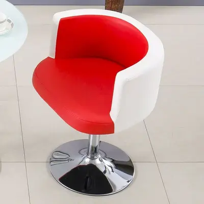 Negotiation Chair Swivel Height-Adjustable Single Small Armchair - 12
