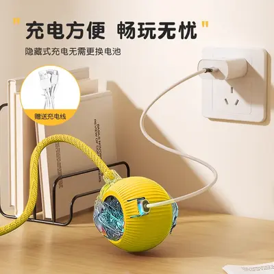 Smart Electric Cat Teaser Ball with Automatic Obstacle Avoidance - 5