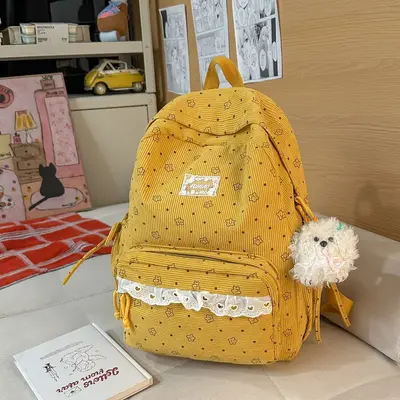 Korean-Style Student Backpack, Large Capacity, Casual Daypack - 10