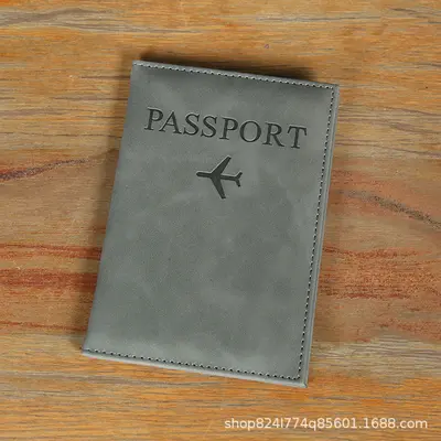 New Popular Cross-Border Passport Protective Case PU Passport Holder Ticket Holder Spot Wholesale Factory Direct Sales Wholesale - 7