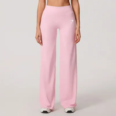 Yoga-Hose Weites Bein Weiches Fleece Hochbund - 12