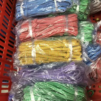 Flaches Gummiband, ca. 1,5 m, gemischte Farben - 3