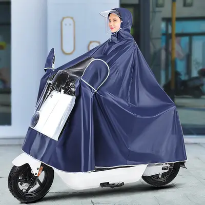 Regenmantel für E-Bikes, Ganzkörper, verdickt - 7