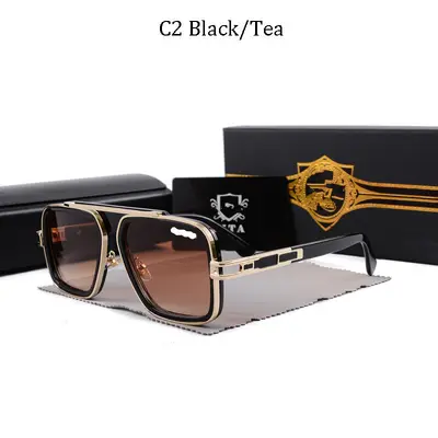 LXN-EVO 95882 Square Retro Sunglasses for Men and Women - 9