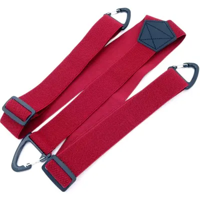3,8 cm elastik X tip erkek askı, 4 klips - 13