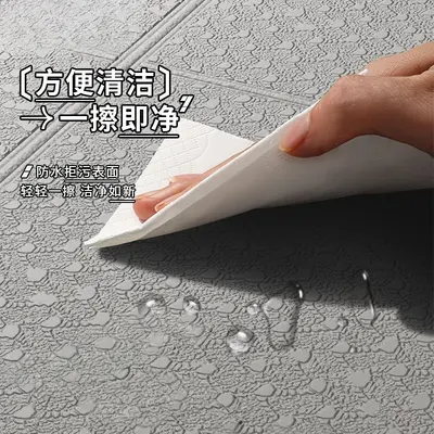 Foldable Extra Wide Non-Slip Yoga Mat, Thick and Portable