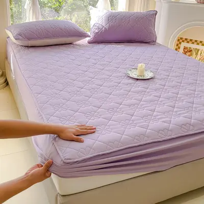 Waterproof cross-border trade urinal barrier quilted fully enclosed non-slip mattress protector Simmons bed cover wholesale - 12