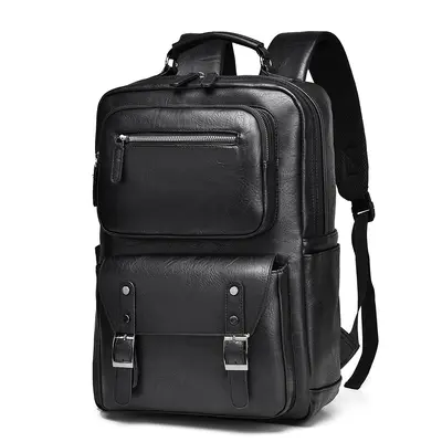 Kangaroo Herren-Rucksack im Retro-Businessstil mit Laptopfach, Modell 2655 - 6