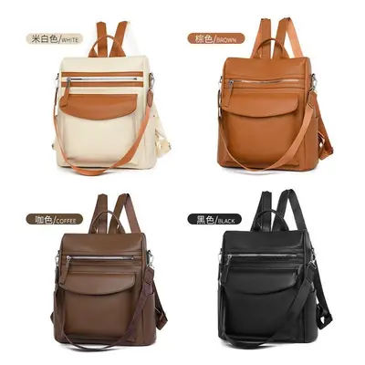 Retro Style Large Capacity Women's Backpack - 5