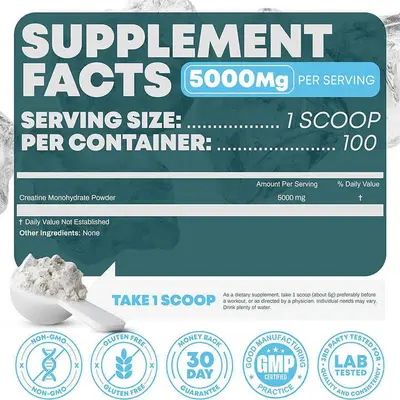 Kreatin-Monohydrat-Pulver - 6