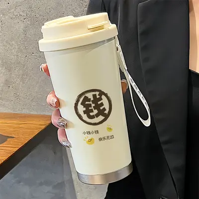 百家姓保温杯316送礼品情侣新款高颜值咖啡杯男女水杯不锈钢