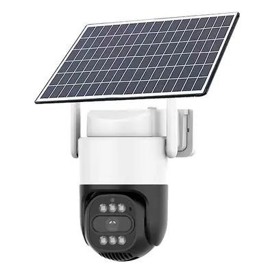 Wireless Networkless Home Security Monitor Remote Mobile Phone Night Vision HD 360 Degree Orchard Outdoor Solar Camera
