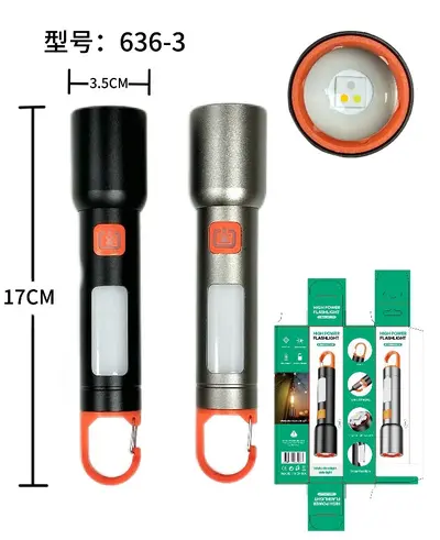 White Laser Flashlight, Aluminum Body, Long Range, Long Battery Life - 12