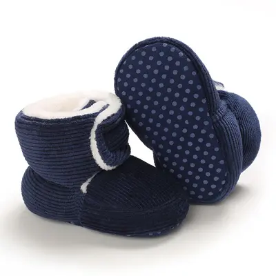 Fleece-Lined Baby Snow Boots, 0-1 Years, Soft-Sole