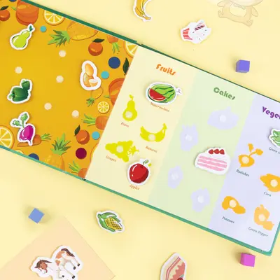 Kinder-Frühförderung Stille Aufkleberbuch mit Bastelmaterial-Set - 5