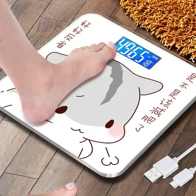 USB charging digital scale, household, accurate measurement - 7