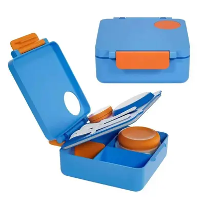 Kinder-Edelstahl-Isolierlunchbox mit Fächern, mikrowellengeeignet