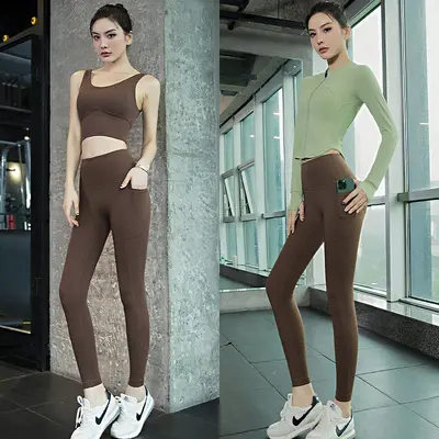 Kadın yoga kıyafet seti, yaz, profesyonel spor iç giyim