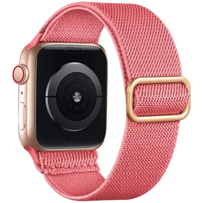 Apple Watch SE765 Uyumlu Örgülü Elastik Kayış, iWatch8 - 11