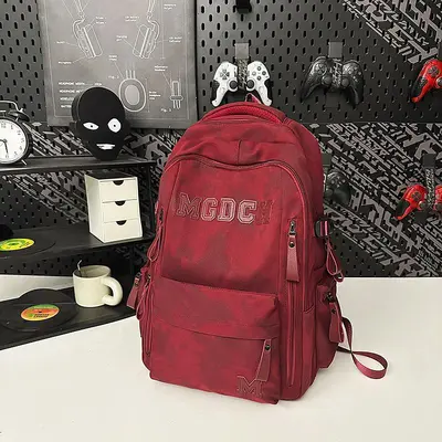 Korean Style Student Backpack, Large Capacity, Air Cushion - 8
