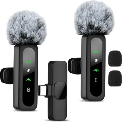 K1K9pro kablosuz yaka mikrofonu dış mekan cep telefonu canlı yayın mikrofonu mini gürültü azaltma yaka mikrofonu