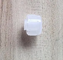 Plastic Syringe Stopper, Screw-Type Veterinary Syringe Sealing Cap
