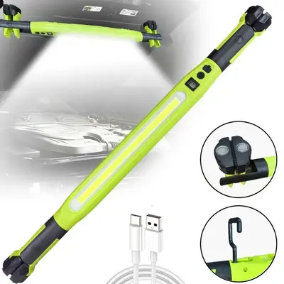 Rechargeable magnetic COB work light and camping lantern with hook - 8