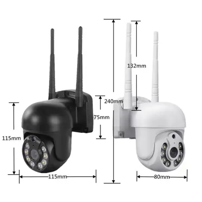 3 milyon kablosuz WiFi dome kamera izleme seti NVR monitör 4 yollu 8 yollu monitör dış mekan dome kamera