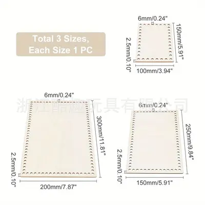 Dış ticaret ahşap çanta mini kanaviçe sabit çerçeve DIY yuvarlak ahşap tahta küçük nakış çerçevesi delikli.