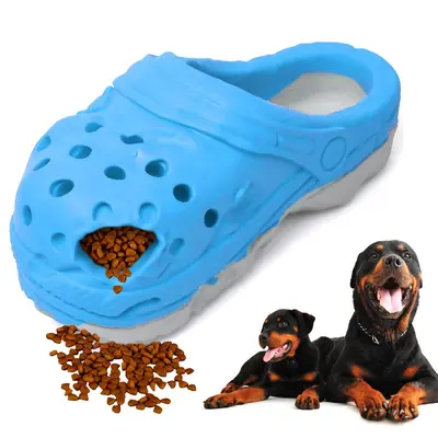 Rubber Dog Toy with Teeth Cleaning and Treat Dispensing, Bite-Resistant - 8